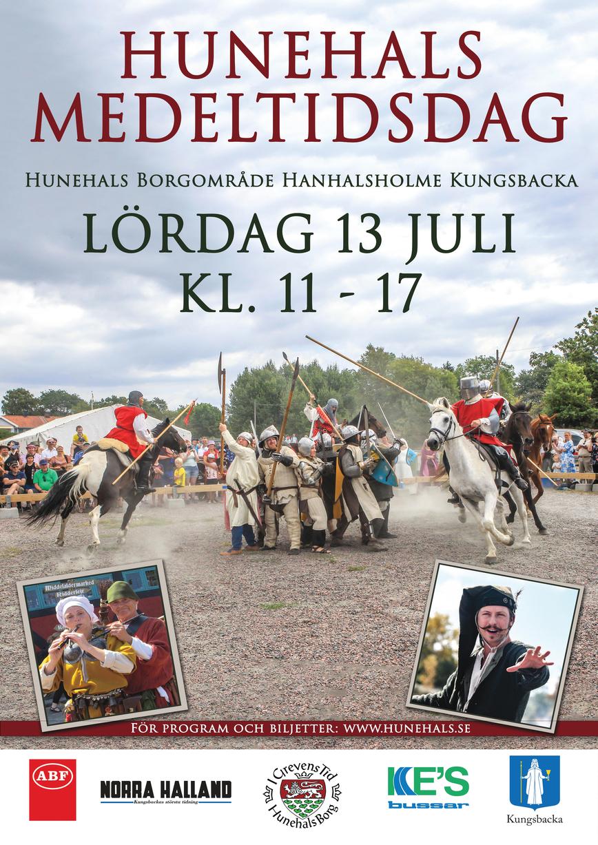 Hunehals Medeltidsdag 13 Juli, 2019